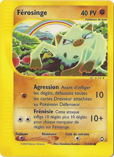 Image de la carte Pokemon Férosinge 92/147