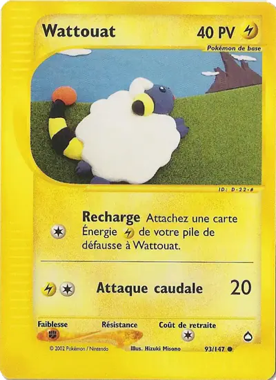 Image de la carte Pokemon Wattouat 93/147