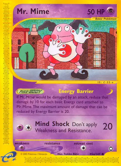 Image de la carte Pokemon M. Mime 95b/147