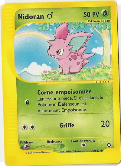 Image de la carte Pokemon Nidoran ♂ 96/147