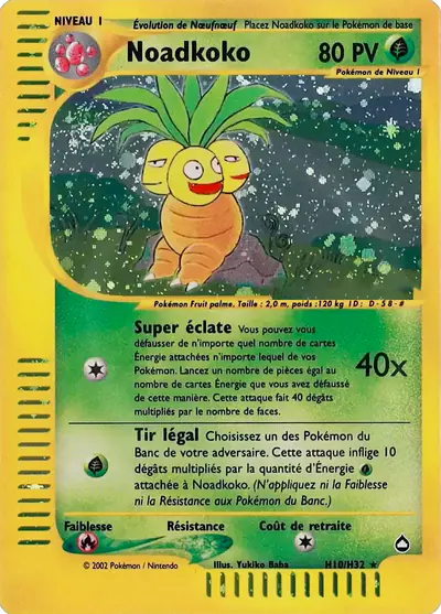 Image de la carte Pokemon Noadkoko H10/147