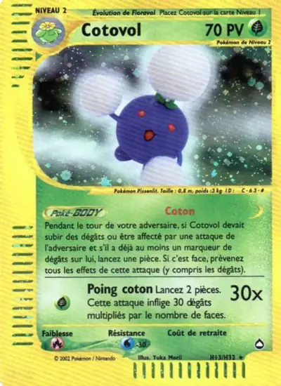 Image de la carte Pokemon Cotovol H13/147