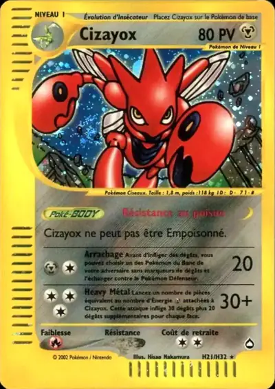 Image de la carte Pokemon Cizayox H21/147
