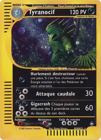Image de la carte Pokemon Tyranocif H28/147
