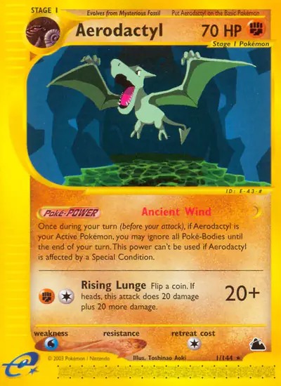 Image de la carte Pokemon Ptéra 1/182