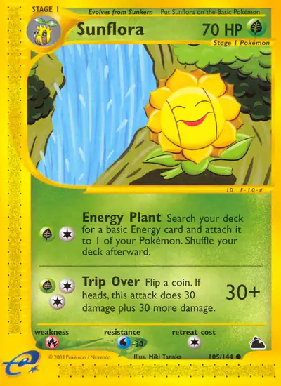Image de la carte Pokemon Sunflora 105/182
