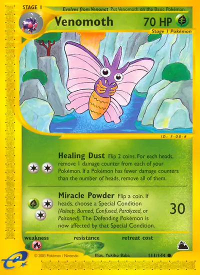 Image de la carte Pokemon Venomoth 111/182
