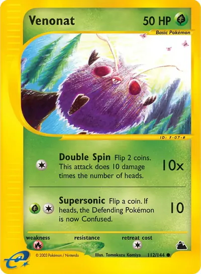 Carte Pokémon Venonat 112/182 — Skyridge