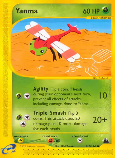 Image de la carte Pokemon Yanma 116/182