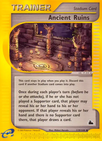 Image de la carte Pokemon Ancient Ruins 119/182