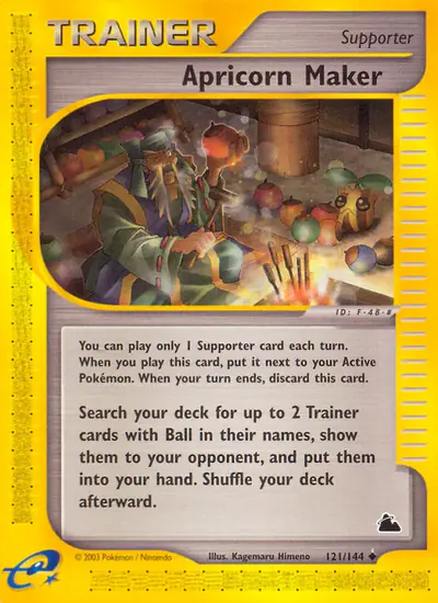 Image de la carte Pokemon Apricorn Maker 121/182