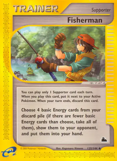 Image de la carte Pokemon Fisherman 125/182