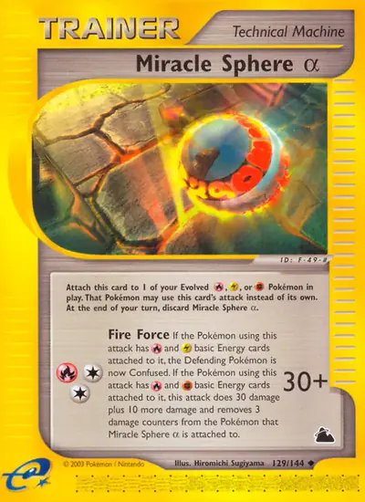 Image de la carte Pokemon Miracle Sphere α 129/182
