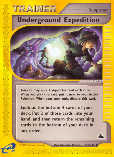 Image de la carte Pokemon Underground Expedition 140/182