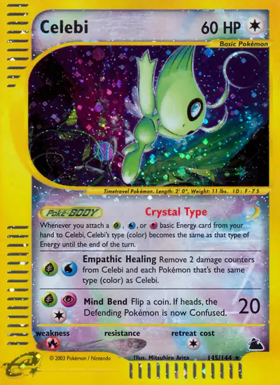 Image de la carte Pokemon Celebi 145/182