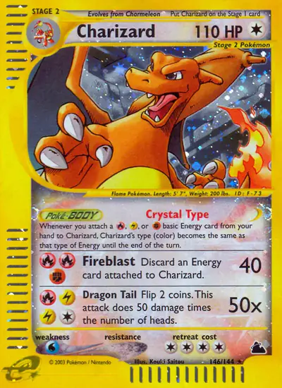 Image de la carte Pokemon Charizard 146/182