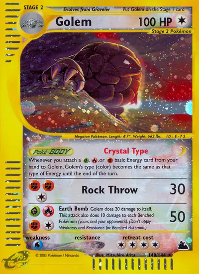 Image de la carte Pokemon Grolem 148/182