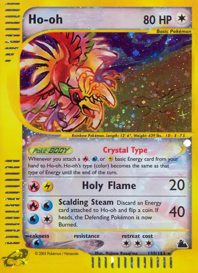Image de la carte Pokemon Ho-Oh 149/182