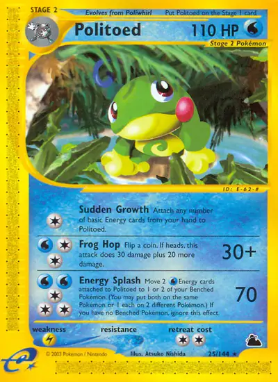 Image de la carte Pokemon Politoed 25/182