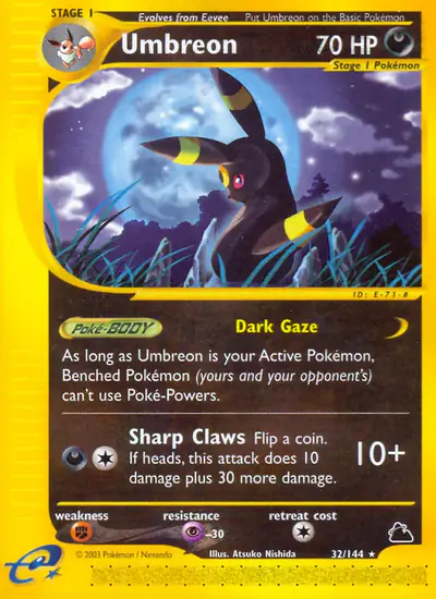 Image de la carte Pokemon Umbreon 32/182