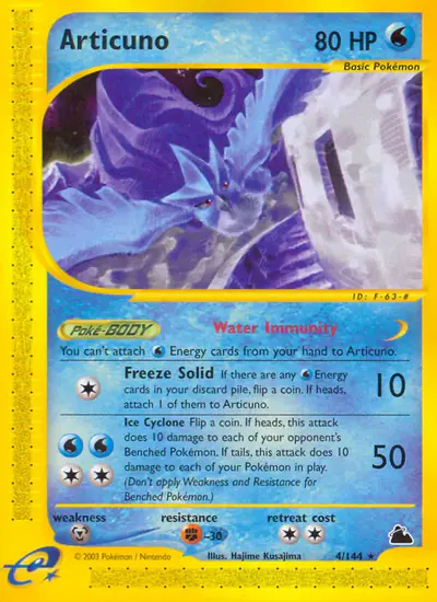 Image de la carte Pokemon Articuno 4/182