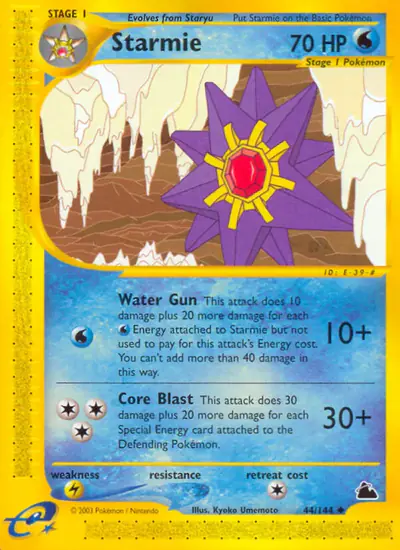 Image de la carte Pokemon Starmie 44/182