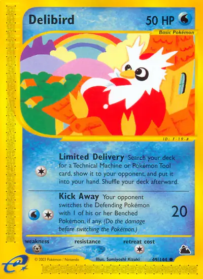 Image de la carte Pokemon Delibird 49/182