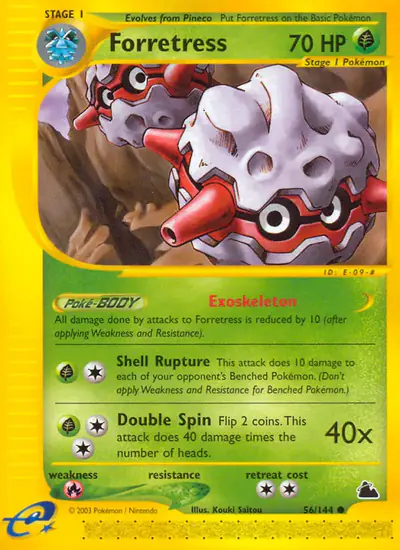 Image de la carte Pokemon Foretress 56/182
