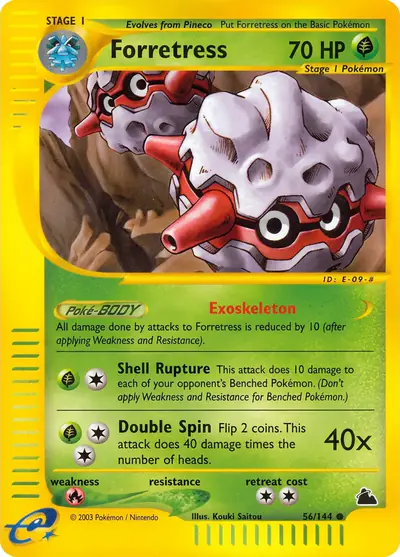 Carte Pokémon Forretress 56/182 — Skyridge