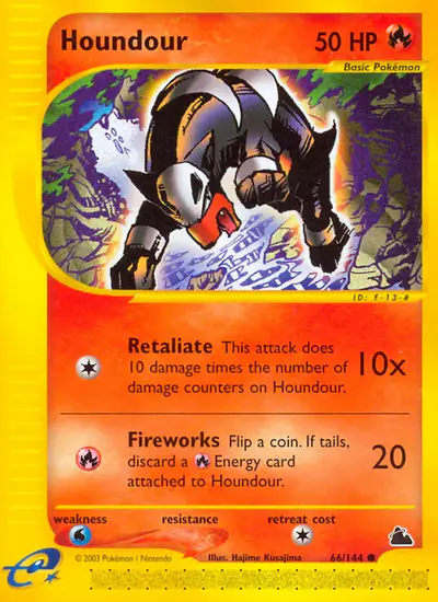 Image de la carte Pokemon Houndour 66/182