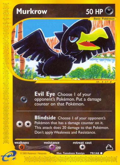 Image de la carte Pokemon Murkrow 79/182