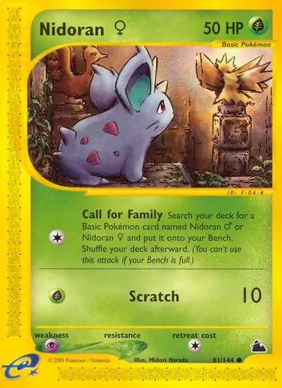 Image de la carte Pokemon Nidoran ♀ 81/182