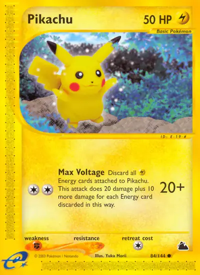 Image de la carte Pokemon Pikachu 84/182