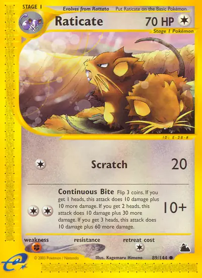 Image de la carte Pokemon Rattatac 89/182