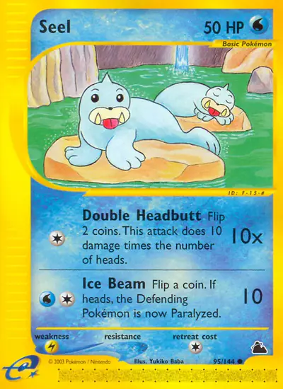 Image de la carte Pokemon Seel 95/182