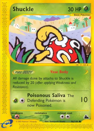Carte Pokémon Shuckle 96/182 — Skyridge
