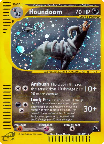 Image de la carte Pokemon Houndoom H11/182