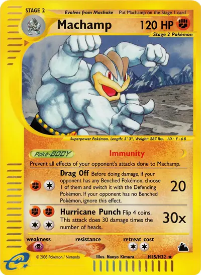 Carte Pokémon Machamp H15/182 — Skyridge