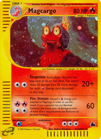 Image de la carte Pokemon Magcargo H16/182