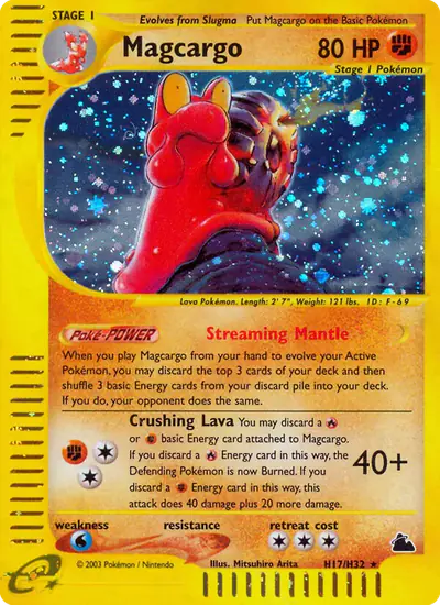 Image de la carte Pokemon Magcargo H17/182