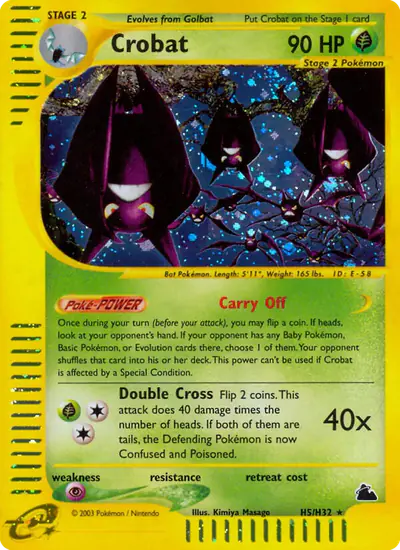 Image de la carte Pokemon Crobat H5/182