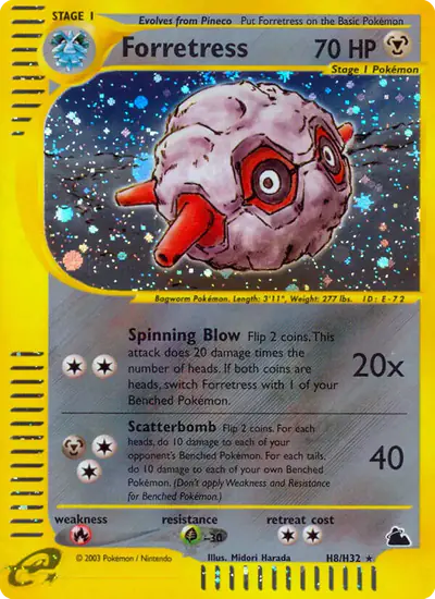 Image de la carte Pokemon Forretress H8/182