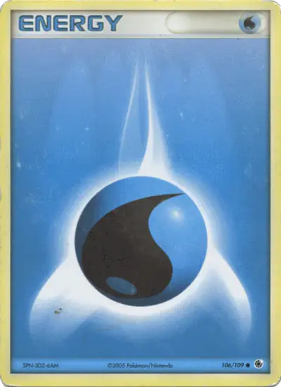 Image de la carte Pokemon Énergie Eau 106/109