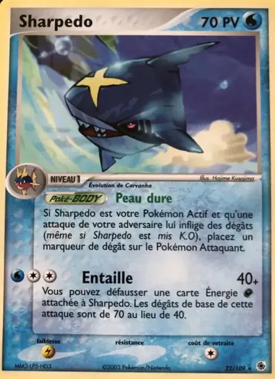 Image de la carte Pokemon Sharpedo 22/109