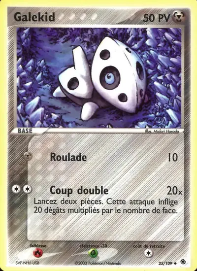 Image de la carte Pokemon Galekid 25/109
