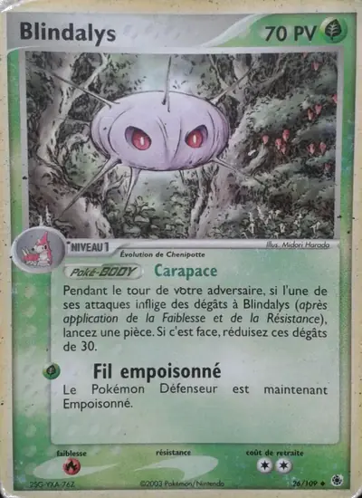 Image de la carte Pokemon Blindalys 26/109