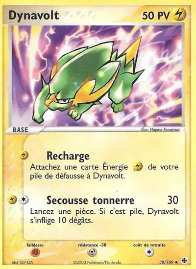 Image de la carte Pokemon Dynavolt 30/109