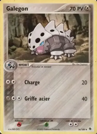 Image de la carte Pokemon Galegon 36/109