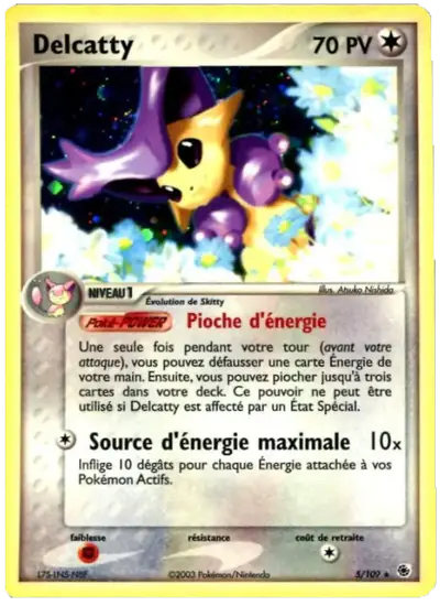 Image de la carte Pokemon Delcatty 5/109