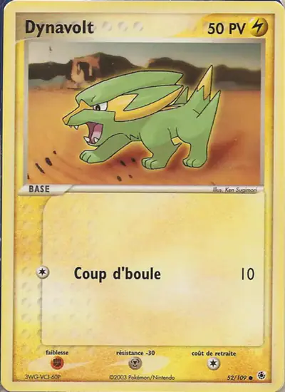 Image de la carte Pokemon Dynavolt 52/109